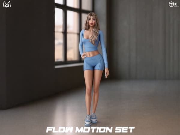 Галерея мода Спортивная одежда Flow Motion Clothes Set #3